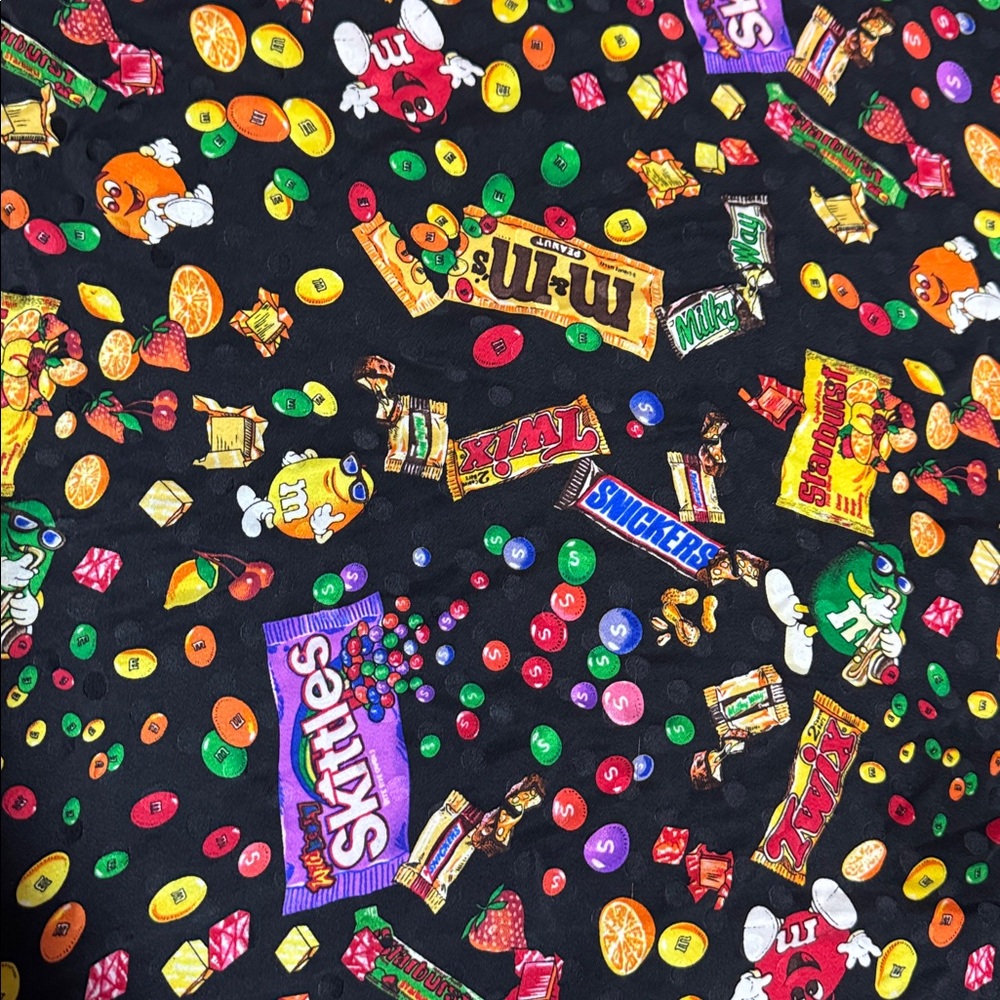 Planet Mars Large Candy Print Silk Scarf 42x42”